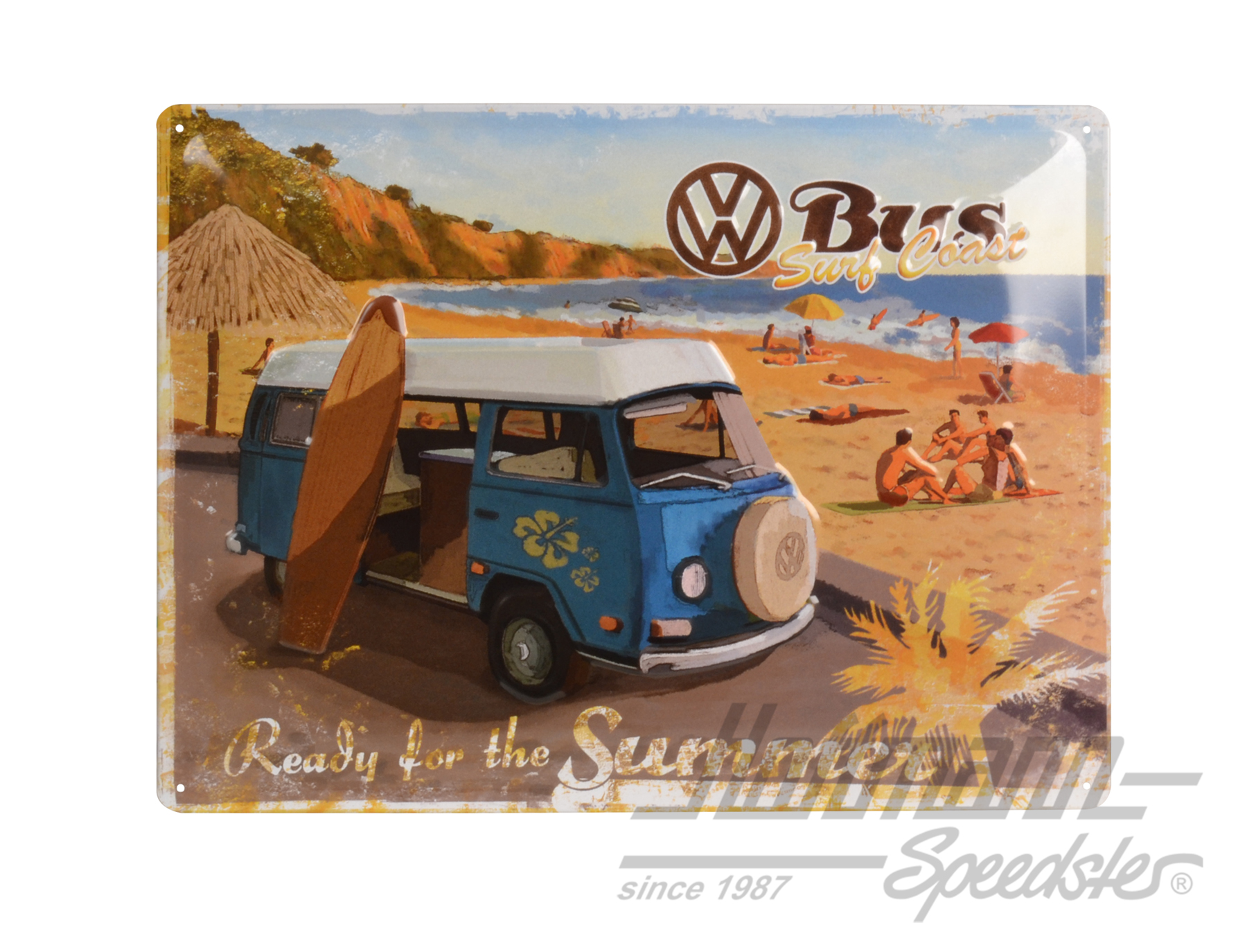 Blechschild, Bulli, Ready for the Summer