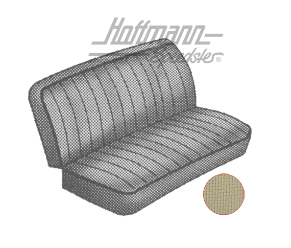 Sitzbezüge, Mittelbank 3/4, 67-73, beige