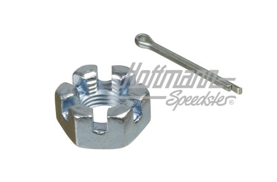 Kronenmutter, Spurstangenkopf, M10x1mm Kronenmutter, Spurstangenkopf, M10x1mm