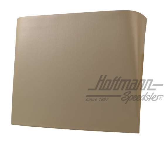 Verkleidung Sitzbankrücken, Mitte, 62-67, beige