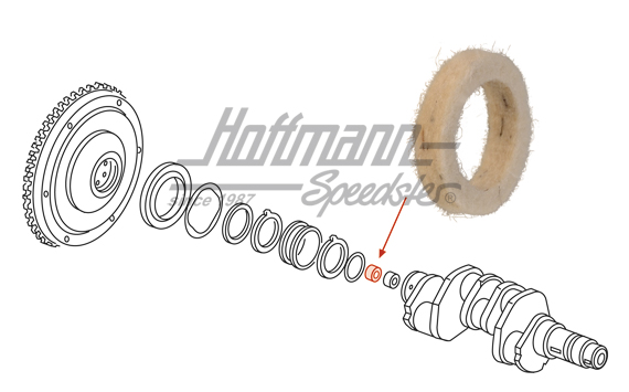 Dichtung, Nadellager, Typ 4/WBX Dichtung, Nadellager, Typ 4/WBX