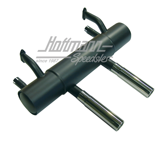Sportauspuff, 356 A,B,C, 1.6, 2x63mm
