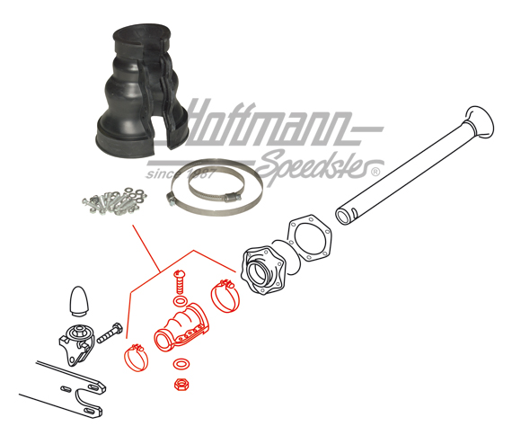 Achsmanschette, Serie, Pendelachse