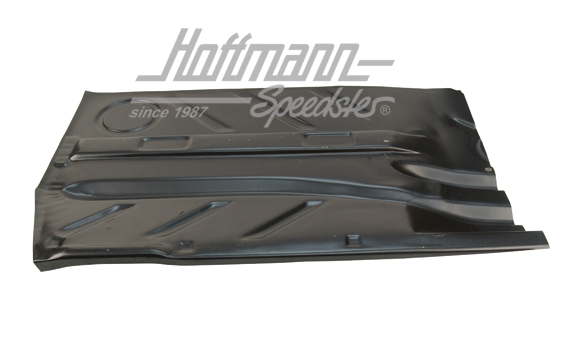 Bodenblech, vorne, links, ohne Blechrand Bodenblech, vorne, links, ohne Blechrand