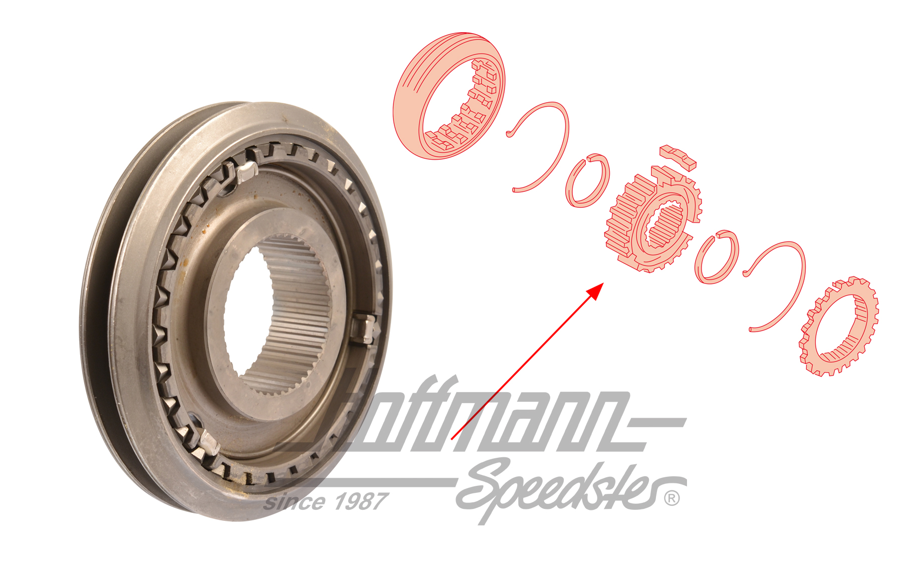 Synchronkörper, 3/4/5 Gang, Bus T3 Synchronkörper, 3/4/5 Gang, Bus T3