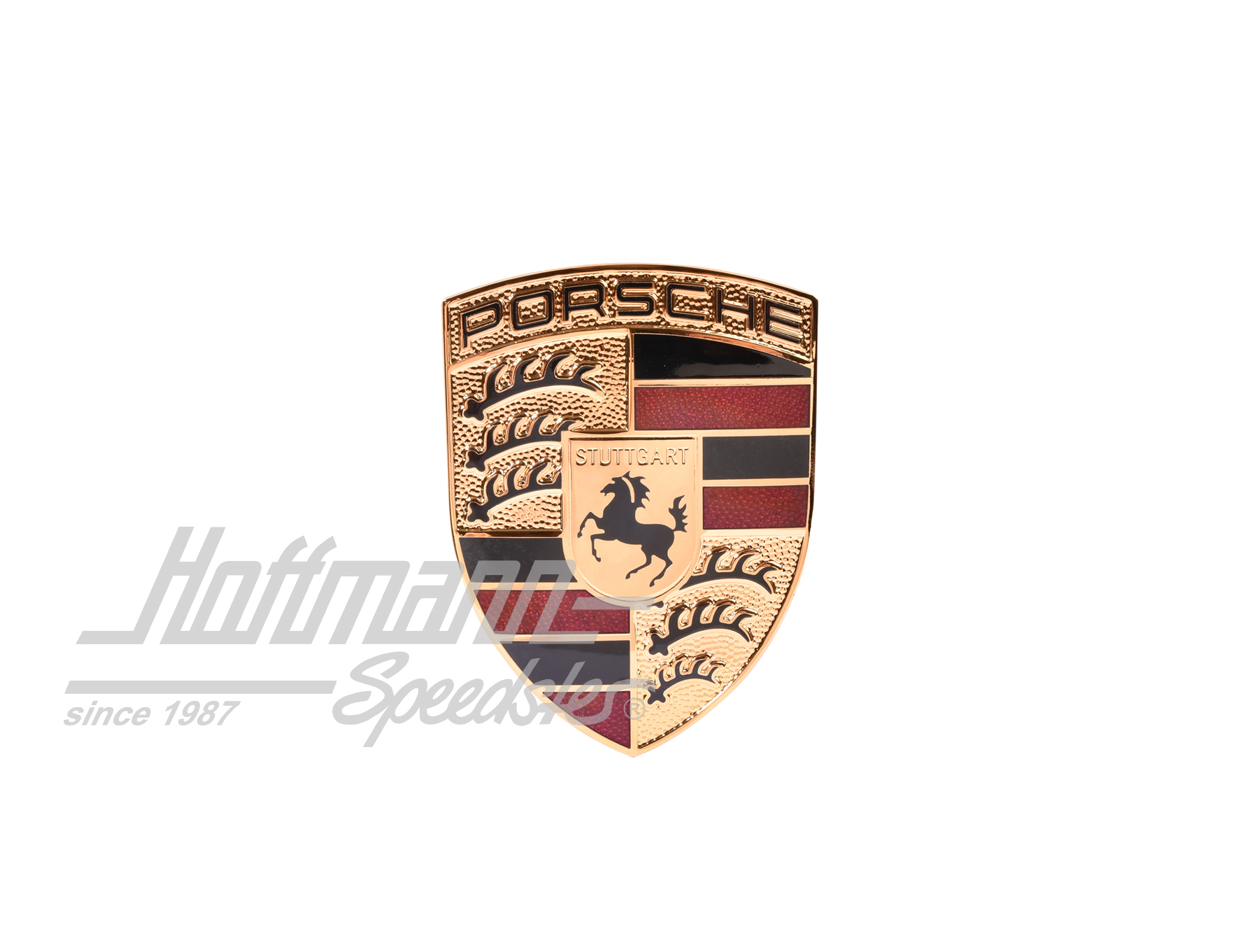 Fronthaubenlogo, 911, 66-94, rot, NOS