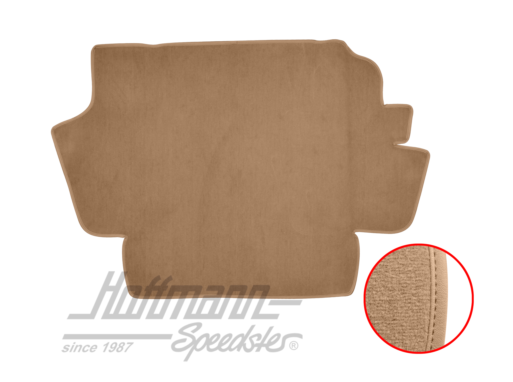 Teppichsatz, Kofferraum, 8.61-, beige
