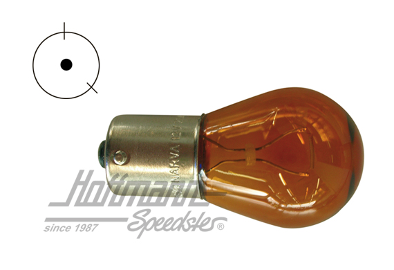 Glühlampe (Einfaden), "orange", 12V, 21W