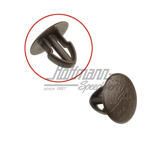 Clip, Verkleidungen, seitlich/hi., braun