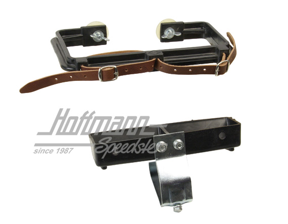 Skihalter, Kunststoff, schwarz