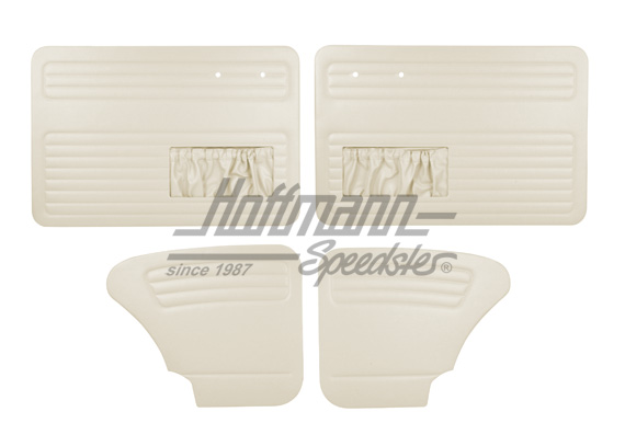 Tür- und Seitenverkleidungen, Limousine, 64-66, weiß Tür- und Seitenverkleidungen, Limousine, 64-66, weiß