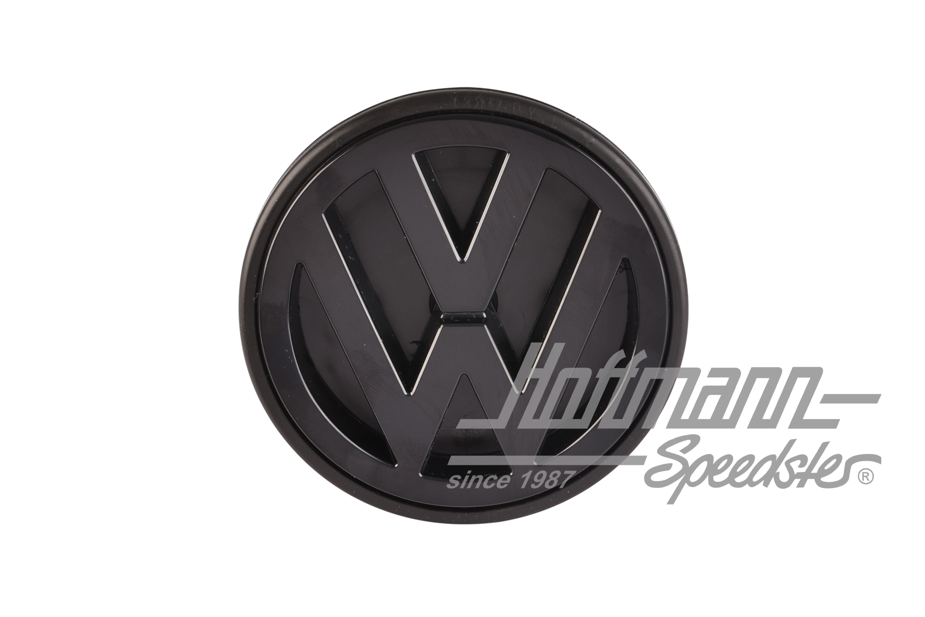 Emblem, hinten, schwarz