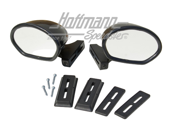 Sportspiegel "California", schwarz Sportspiegel "California", schwarz