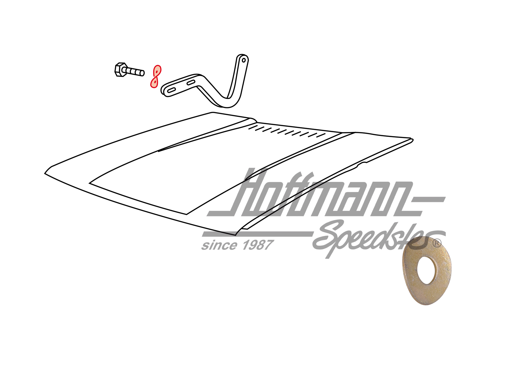 Federscheibe (groß), 6.7x17mm Federscheibe (groß), 6.7x17mm