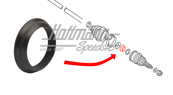 Anlaufring, Gleichlaufgelenk, außen Anlaufring, Gleichlaufgelenk, außen
