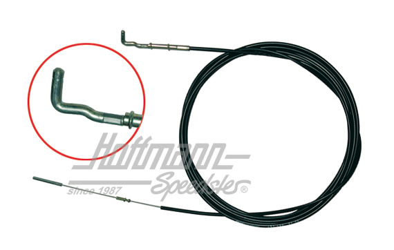 Heizungszug, 4115mm, Bus T2, 72-79, links