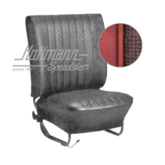 Sitzbezüge, Cabrio, 64-67, Meshmuster, altrot Sitzbezüge, Cabrio, 64-67, Meshmuster, altrot