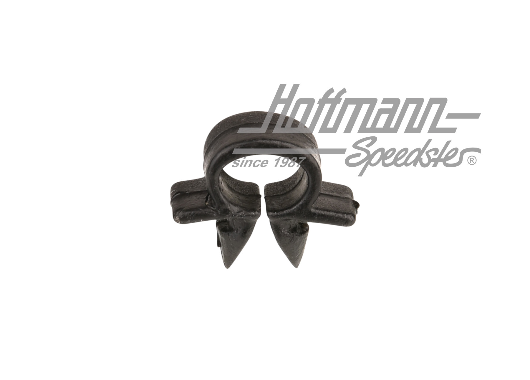 Halteclip, 5mm, Kabel/Schlauch, schwarz
