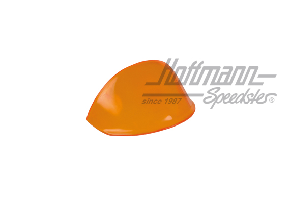 Glas, Kennzeichenleuchte, -52, orange Glas, Kennzeichenleuchte, -52, orange