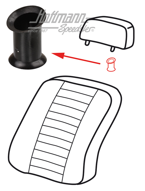Führung, Kopfstütze, 1.69-7.74 Führung, Kopfstütze, 1.69-7.74
