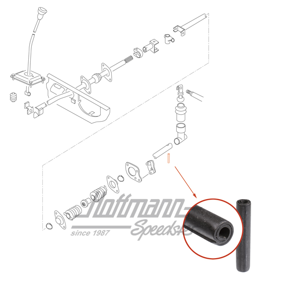 Spannstift, Wahlhebel, Bus T3, 82-92