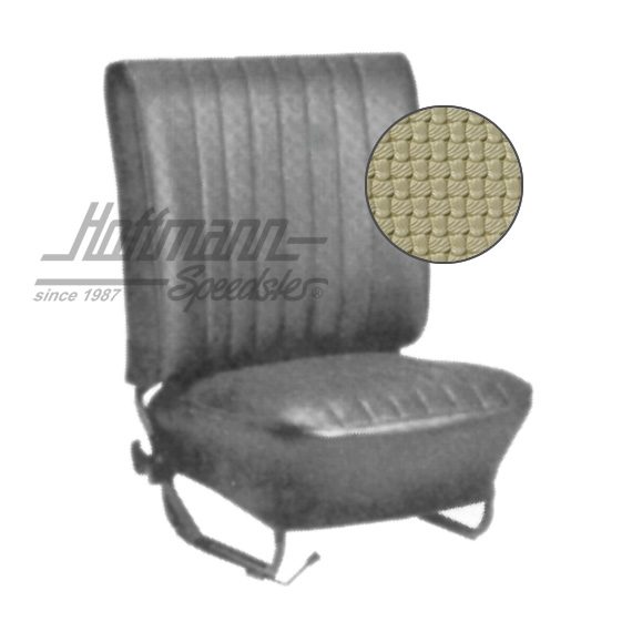 Sitzbezüge, Limousine, 8.64-7.67, Korbmuster, beige