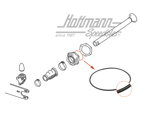 Dichtring, Lagerdeckel klein, Getriebe Dichtring, Lagerdeckel klein, Getriebe