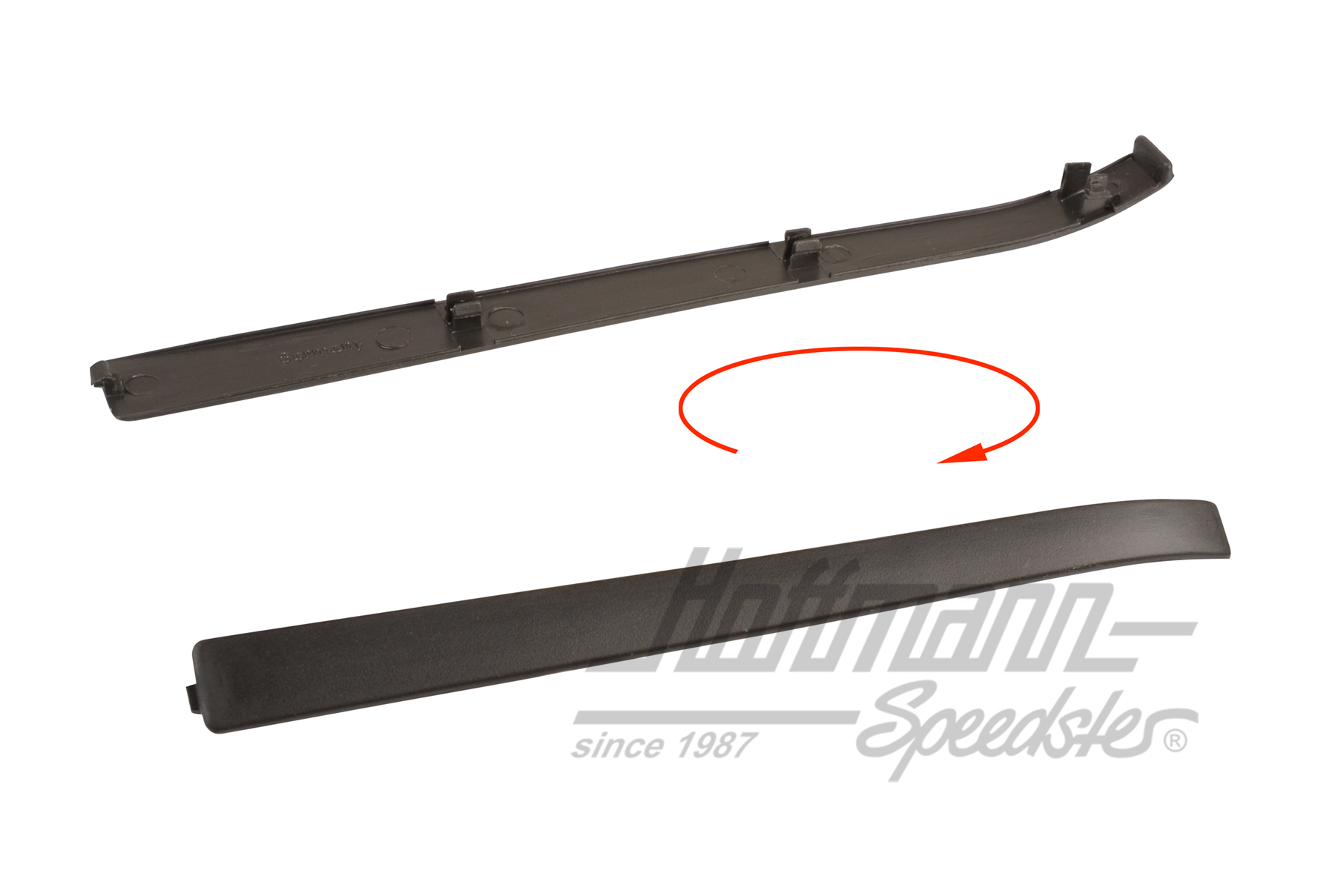 Blende, Türgriff, Plastik, schwarz Blende, Türgriff, Plastik, schwarz