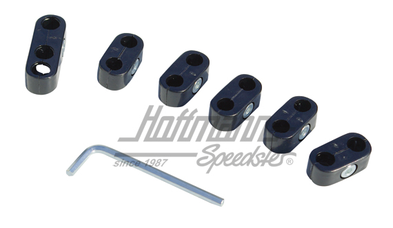 Zündkabelklemmensatz, schwarz Zündkabelklemmensatz, schwarz