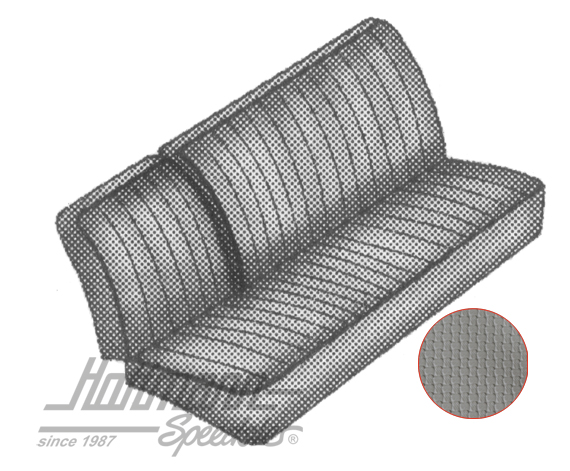 Sitzbezüge, Mittelbank 1/3, 73-79, grau Sitzbezüge, Mittelbank 1/3, 73-79, grau