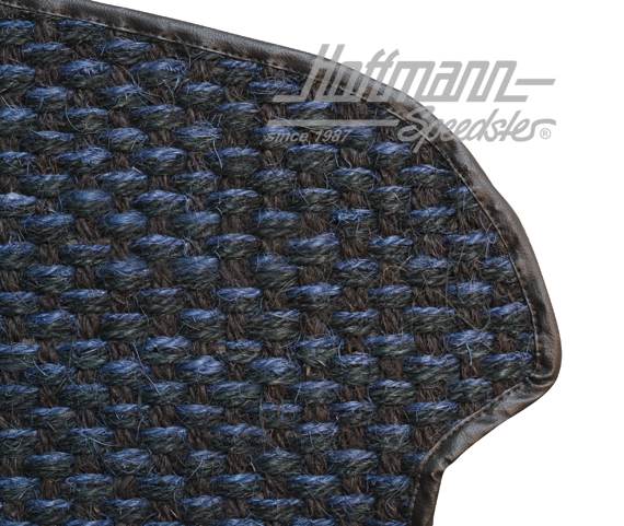 Fußmatte, Kokos, 55-59, blau/schwarz