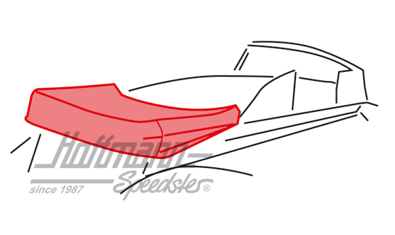 Staubhülle, 8.70-7.71, Sonnenland, schwarz Staubhülle, 8.70-7.71, Sonnenland, schwarz