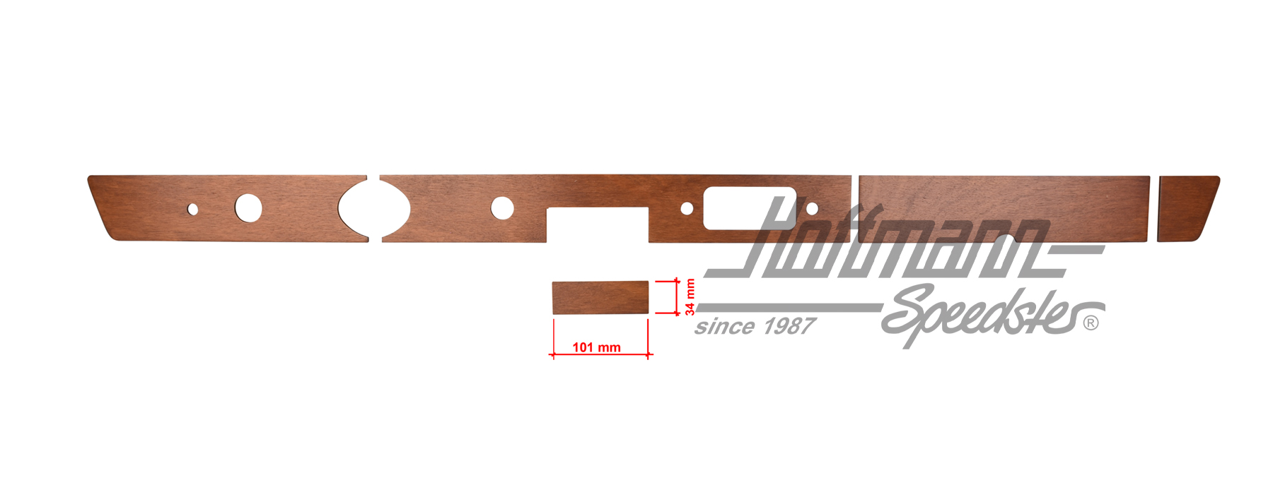 Blende, Armaturenbrett, 911, Holz, 65-68 Blende, Armaturenbrett, 911, Holz, 65-68
