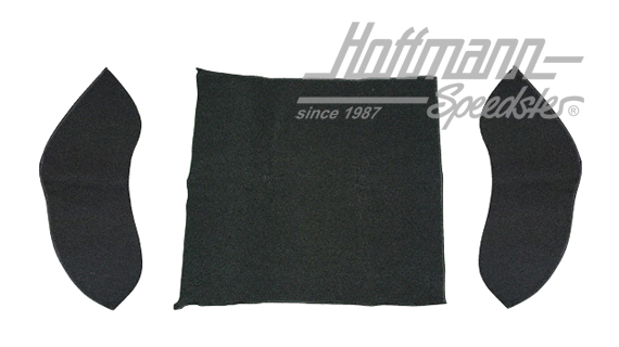 Teppichsatz, Stauraum, Limousine, Velour, schwarz, 8.57-7.64