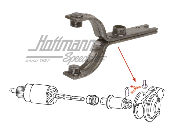 Anlasserschalthebel, Anlasserritzel, 6V Anlasserschalthebel, Anlasserritzel, 6V