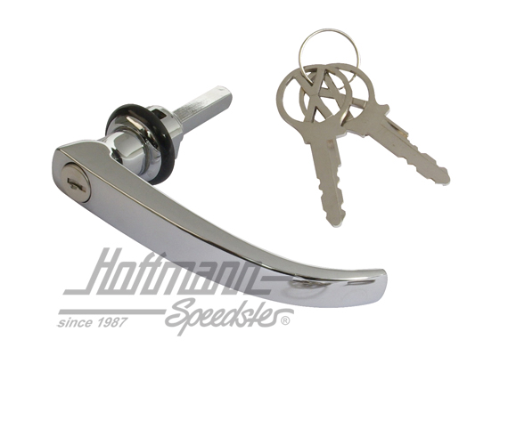 Klapptürgriff, außen, Chrom, 58-67, lang Klapptürgriff, außen, Chrom, 58-67, lang