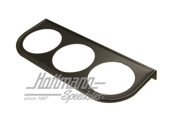 Instrumentenhalter, 3-Loch, schwarz