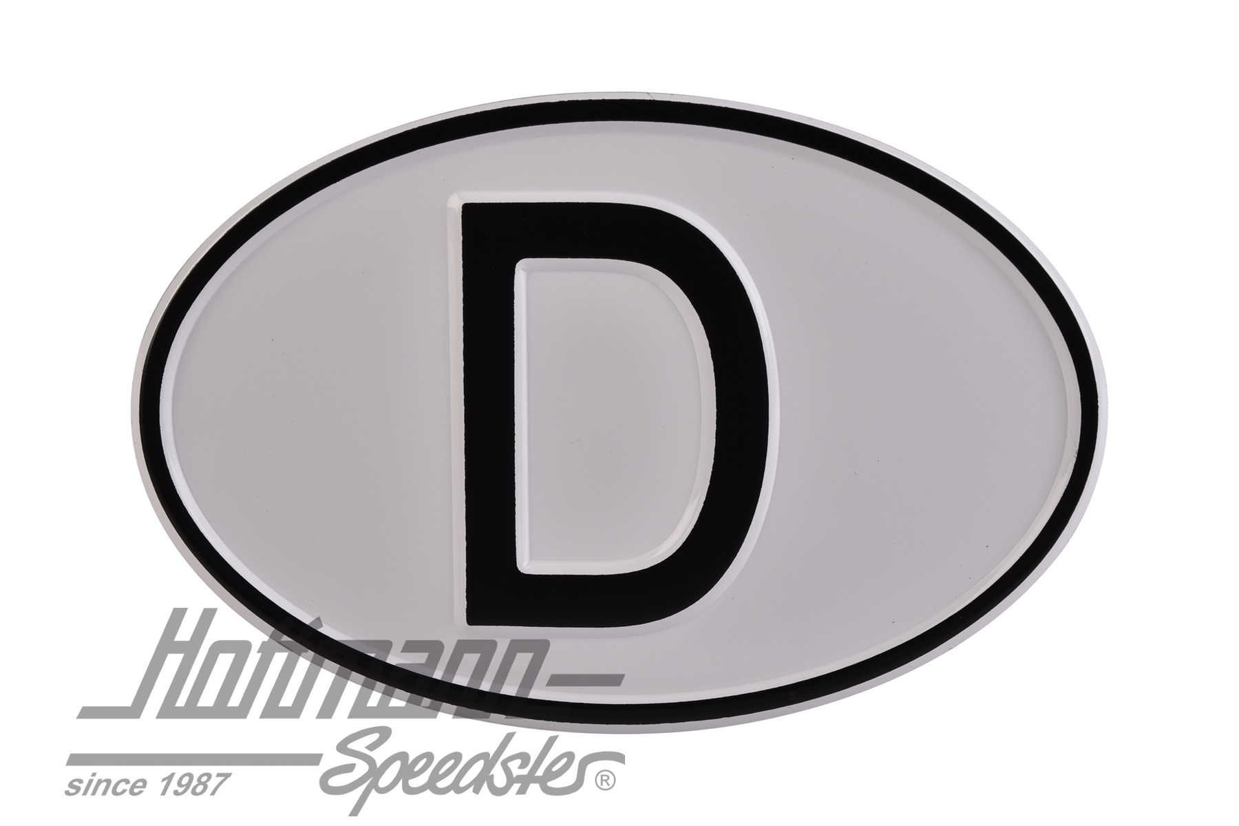 Nationalitätsschild "D", Aluminium
