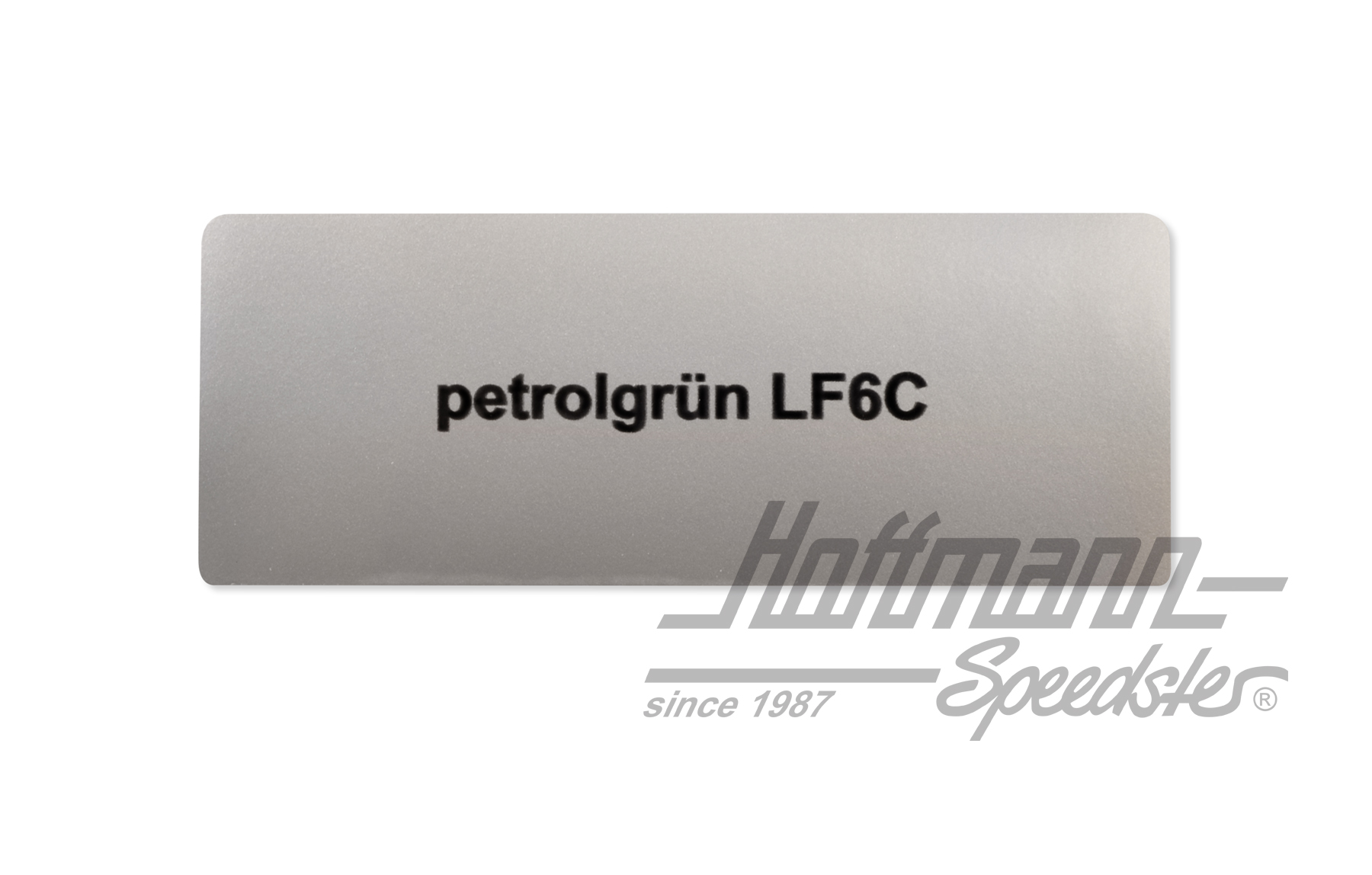 Aufkleber, Farbnummer LF6C, petrolgrün