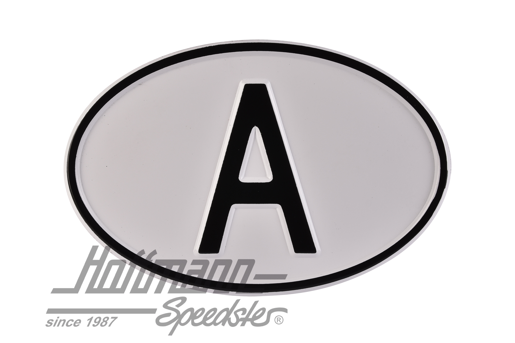 Nationalitätsschild "A", Aluminium