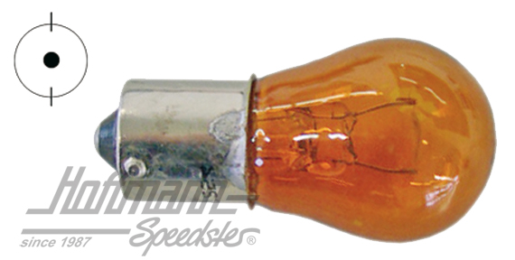 Glühlampe (Einfaden), "orange", 12V, 21W Glühlampe (Einfaden), "orange", 12V, 21W