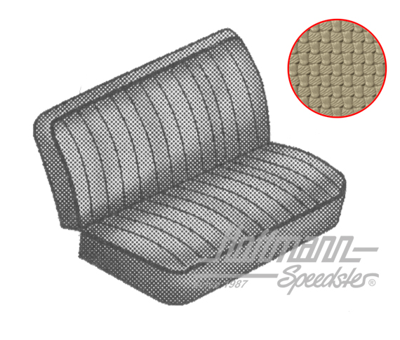 Sitzbezüge, Mittelbank 3/4,66-67, beige