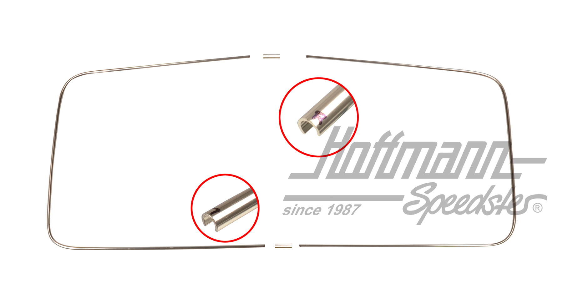 Zierrahmen Alu, Heckscheibe, Variant Zierrahmen Alu, Heckscheibe, Variant