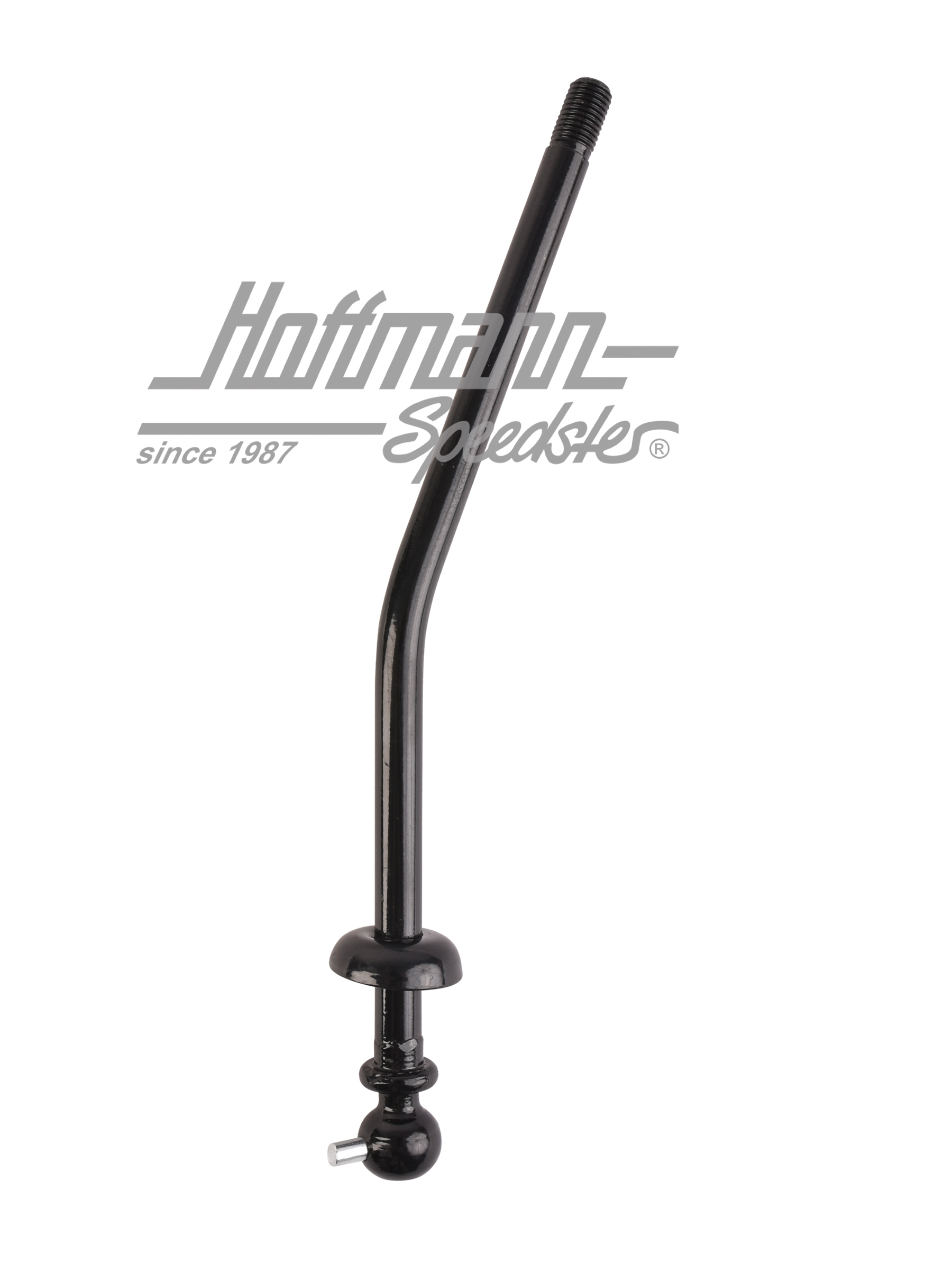 Schalthebel, gebogen, 8.67-, 290mm,schw.