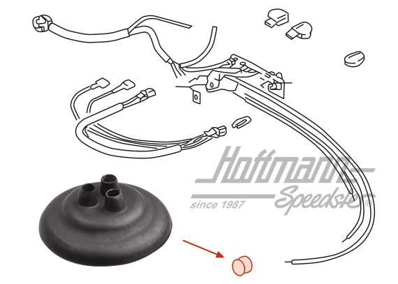 Dichtung, Heizungszüge, Armaturenbrett Dichtung, Heizungszüge, Armaturenbrett