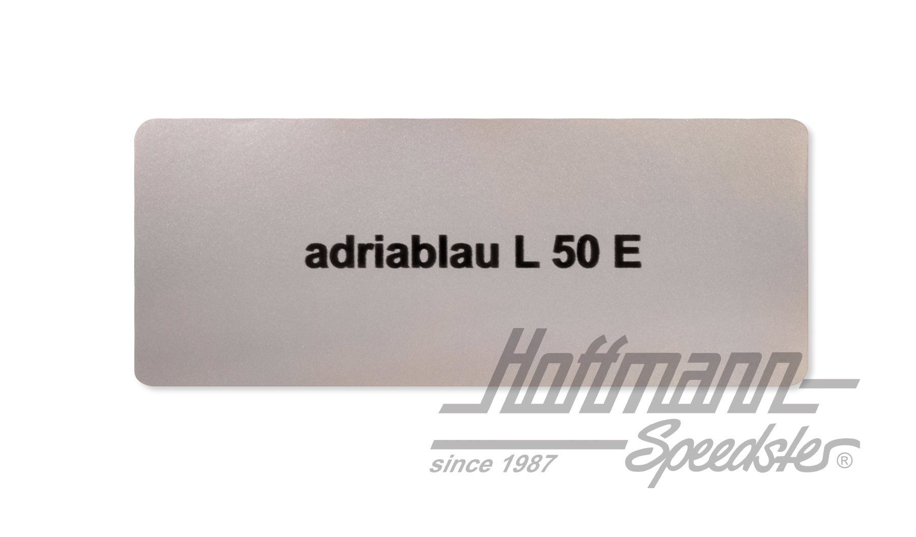 Aufkleber, Farbnummer L50E, adriablau Aufkleber, Farbnummer L50E, adriablau