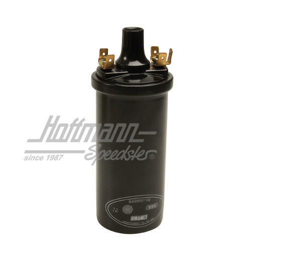 Zündspule, 12V, 3.1 Ohm, schwarz Zündspule, 12V, 3.1 Ohm, schwarz