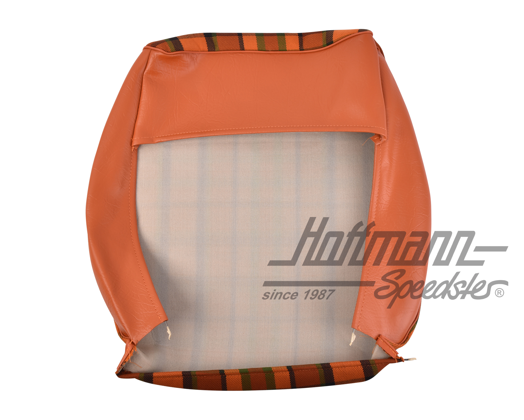 Sitzbezug, Westfalia, rot/orange, 74-79