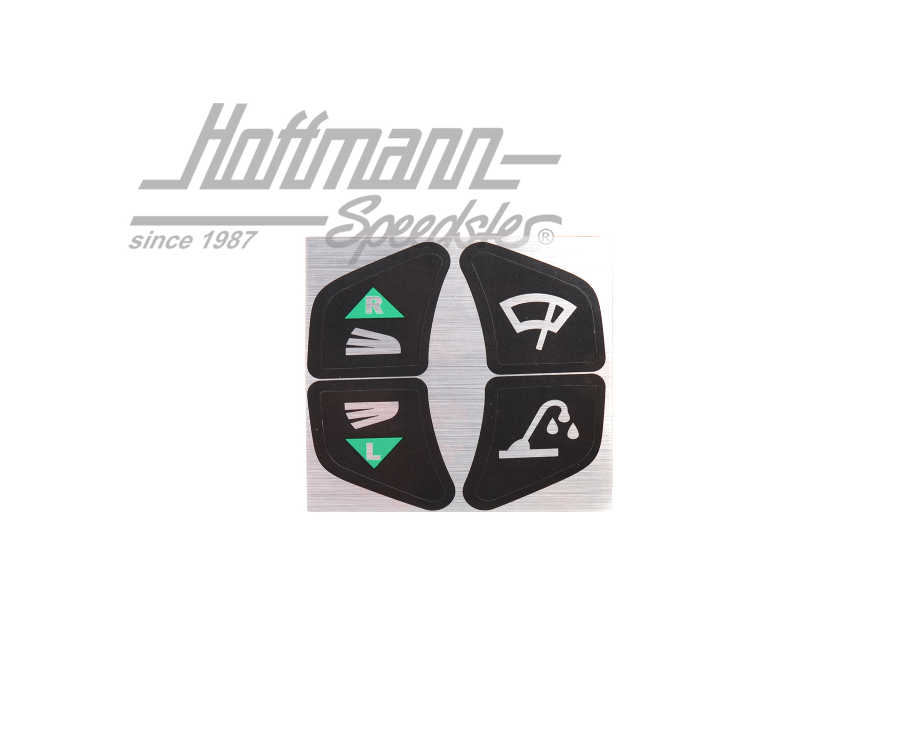 Aufkleber "Blinker-/Wischerhebel", 68-73 Aufkleber "Blinker-/Wischerhebel", 68-73