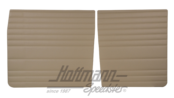Verkleidungen, Sitzbankrücken, 55-67, beige
